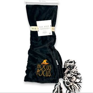 NEW Rae Dunn Hocus Pocus Throw Halloween Throw Blanket 50” x 70”